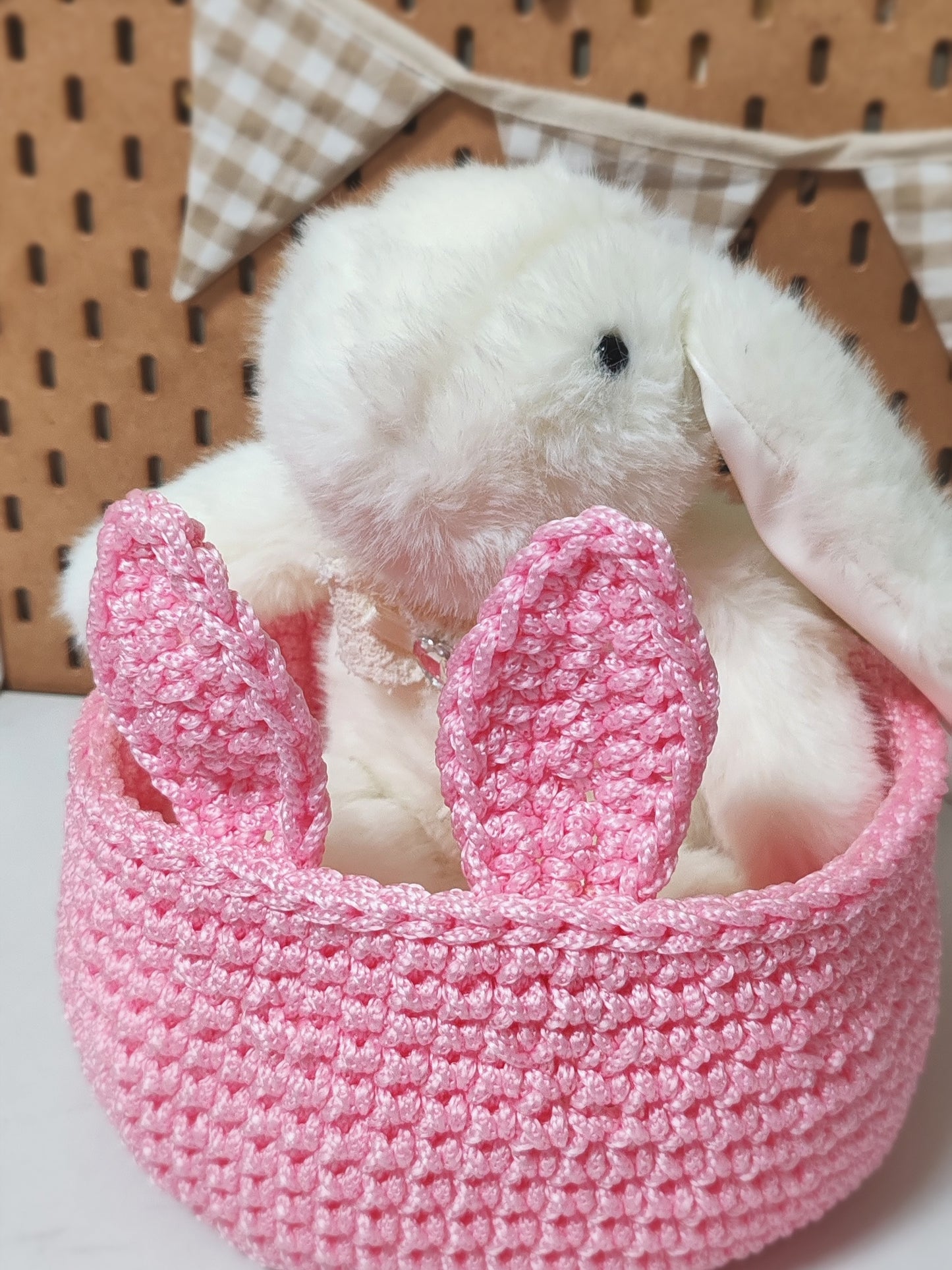 Crochet Bunny Basket