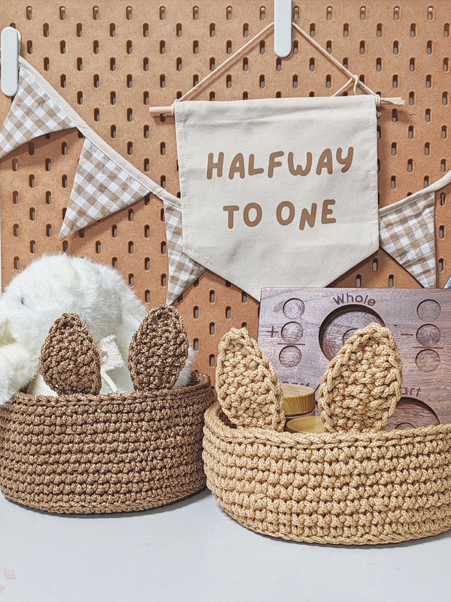 Crochet Bunny Basket