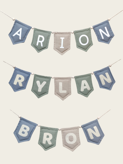 Name Bunting (WINTER SET)
