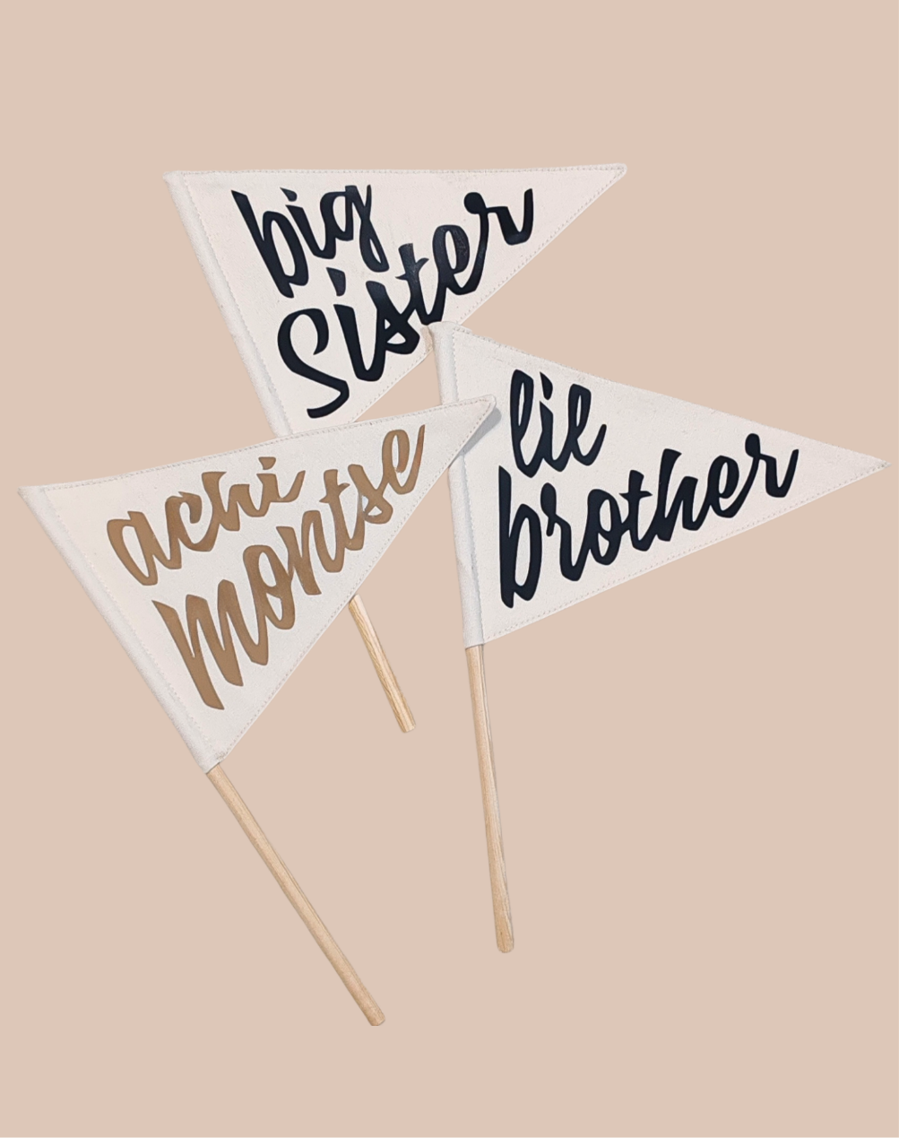 Personalized Triangle Flag