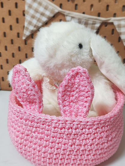 Crochet Bunny Basket