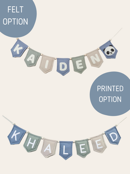 Name Bunting (WINTER SET)