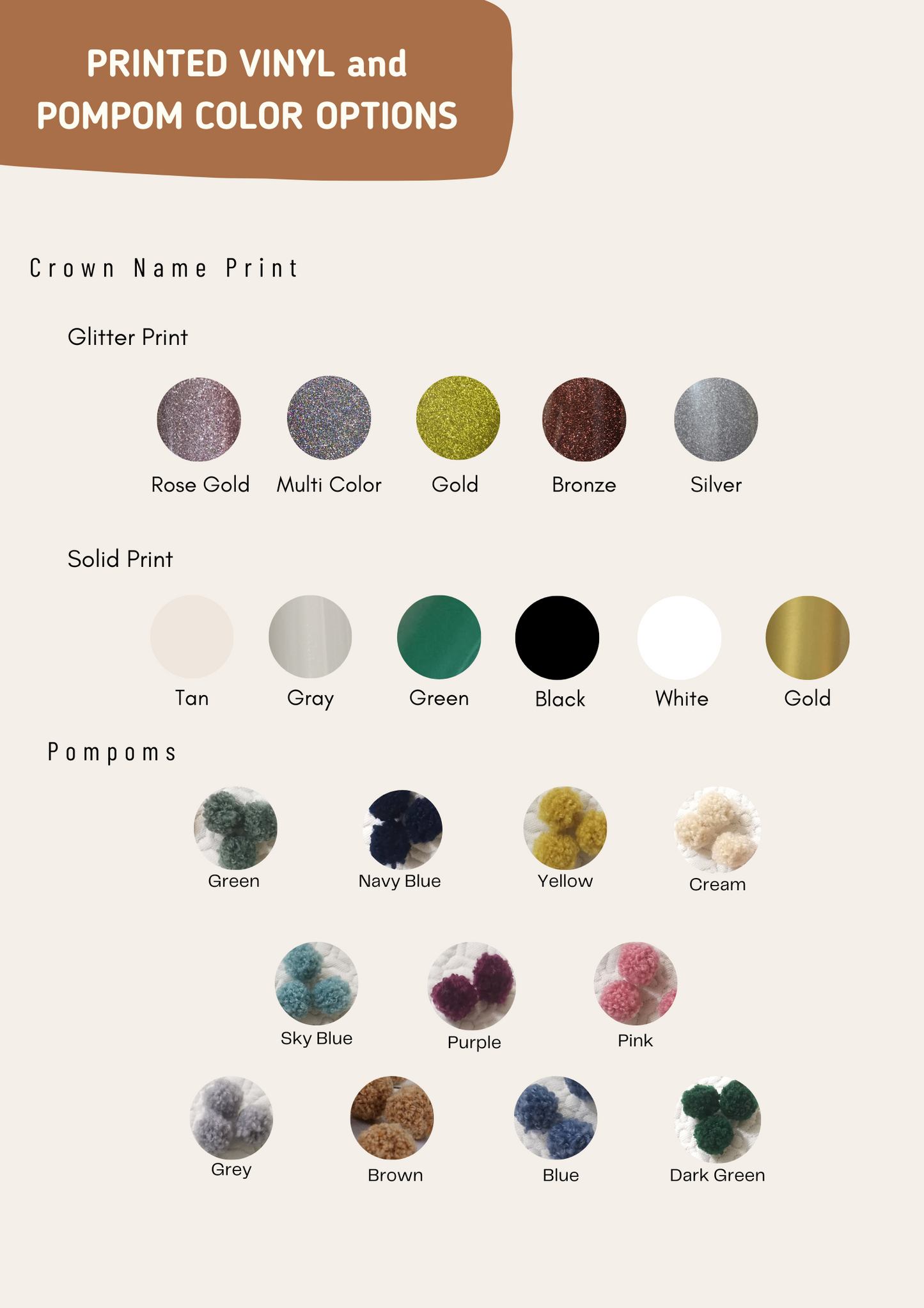 Mini Linen Crown